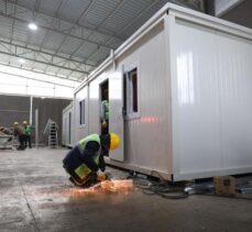 Düzce'de deprem bölgesine yönelik konteyner üretilen tesis sayısı artırıldı