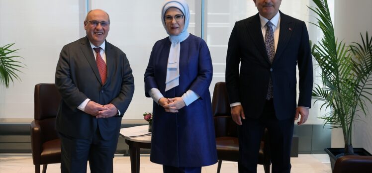 Emine Erdoğan, Uluslararası Göç Örgütü Genel Direktörü Vitorino'yla görüştü