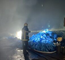 Kayseri'de fabrikada çıkan yangın hasara neden oldu