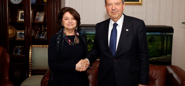 KKTC Cumhurbaşkanı Tatar, BM Genel Sekreter Yardımcısı DiCarlo'yu kabul etti