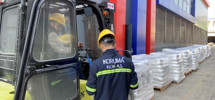 Koruma Şirketler Grubu, deprem sonrası Hatay Kırıkhan'dan ilk ihracatını yaptı