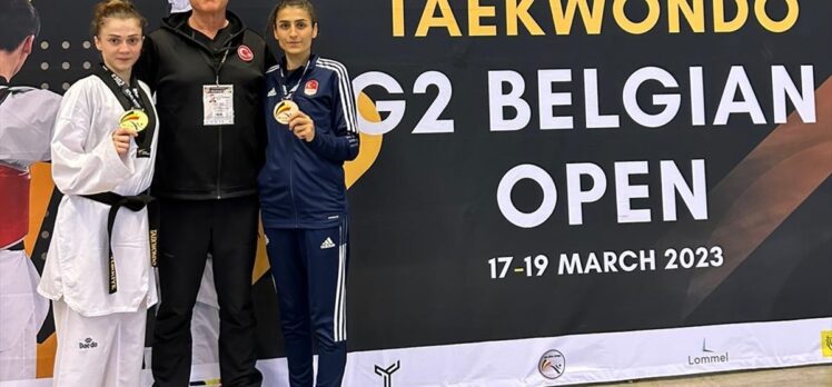 Milli tekvandocular, Belçika Açık Turnuvası'nda 4 madalya kazandı