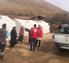 Türk Kızılay mobil sağlık aracıyla depremzedelere sağlık hizmetini sürdürdü