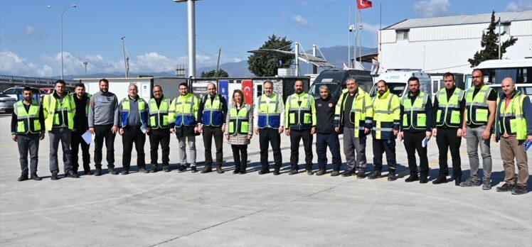 Türkiye Sağlıklı Kentler Birliği yetkilileri afet bölgesinde incelemelerde bulundu