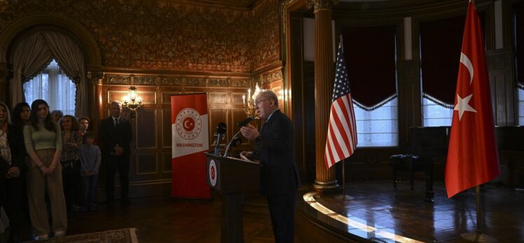 Türkiye'nin Washington Büyükelçiliğinde, deprem yardım kampanyası gönüllülerine teşekkür töreni