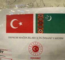 Türkmenistan, Türkiye'deki depremzedelere insani yardımlarını sürdürüyor