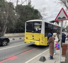 Üsküdar'da çarpışan iki İETT otobüsünde hasar oluştu