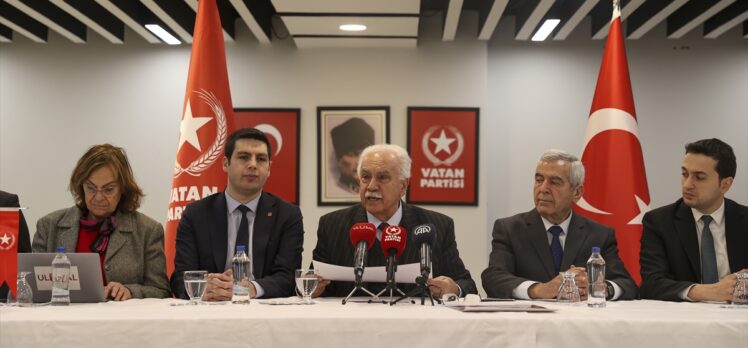 Vatan Partisi Genel Başkanı Perinçek basın toplantısı düzenledi: