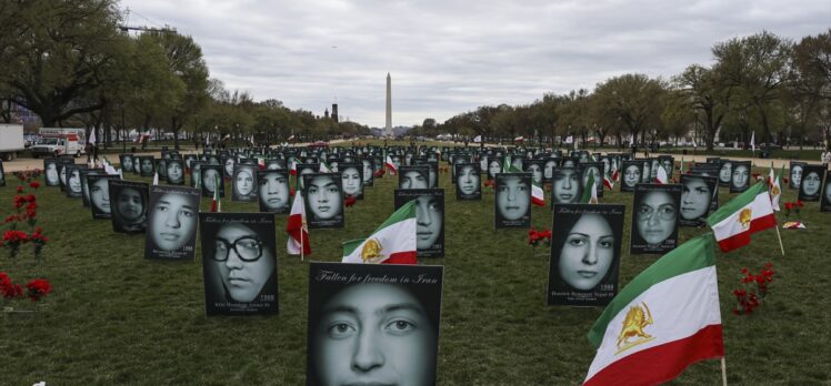 Washington'dan İran'daki protestolara destek yürüyüşü