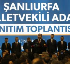 Adalet Bakanı Bozdağ, AK Parti Şanlıurfa Milletvekili Aday Tanıtım Toplantısı'nda konuştu: