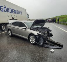 AK Parti Balıkesir Milletvekili Canbey, trafik kazası geçirdi