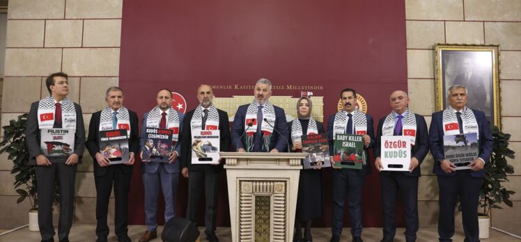 AK Parti milletvekilleri İsrail güçlerinin Mescid-i Aksa'ya baskınını kınadı