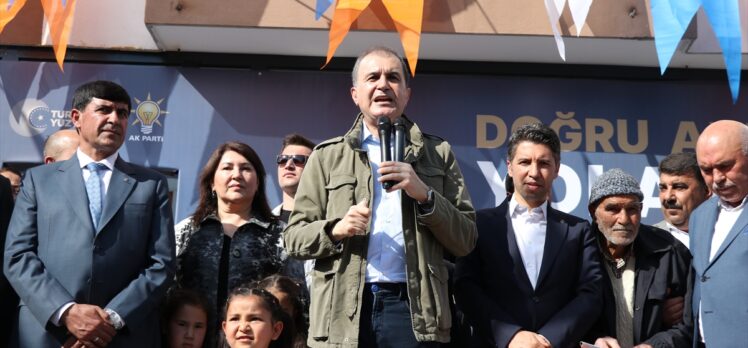 AK Parti Sözcüsü Ömer Çelik, Adana'da seçim bürosu açılışında konuştu: