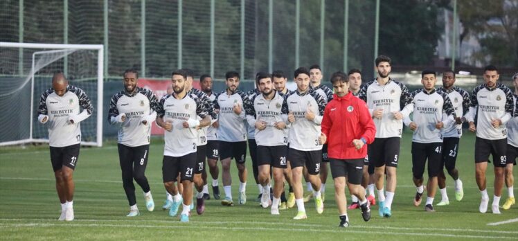 Alanyaspor, Ümraniyespor maçı hazırlıklarını sürdürdü
