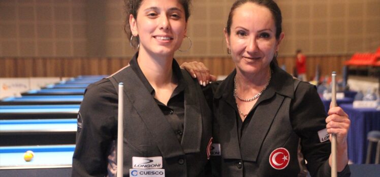 Avrupa Bilardo Şampiyonası'nda Türkiye, kadınlarda gümüş madalyanın sahibi oldu