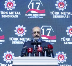 Bakan Bilgin, Türk Metal Sendikasının 17. Olağan Genel Kurulu'nda konuştu: