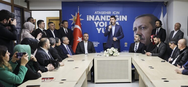 Bakan Kurum, Ataşehir'de kentsel dönüşüm konulu toplantıda konuştu: