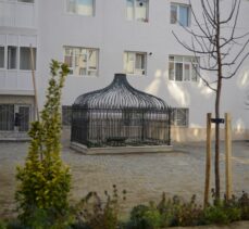 Bursa'da evlerin arasından kurtarılan Aşık Yunus Türbesi'nde çevre düzenlemesi tamamlandı