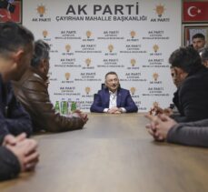 Cumhurbaşkanı Yardımcısı Oktay, Nallıhan'da gençlerle sohbet etti