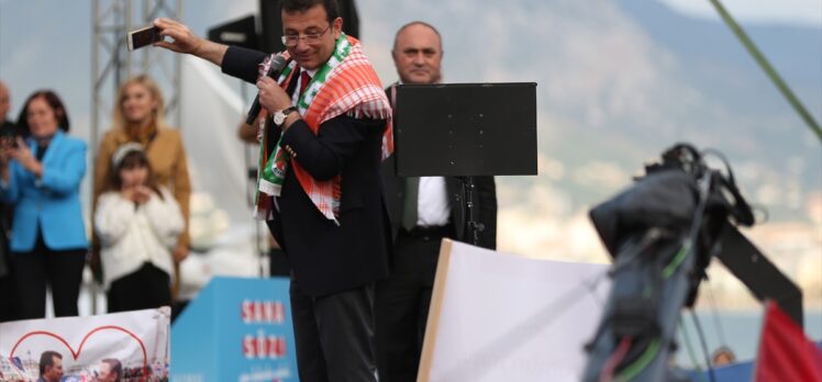 İBB Başkanı Ekrem İmamoğlu, Antalya'da “Halk Buluşması”na katıldı