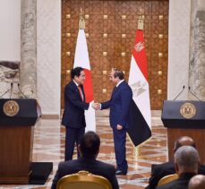 Mısır Cumhurbaşkanı, Japonya Başbakanı ile Sudan ve diğer uluslararası meseleleri görüştü