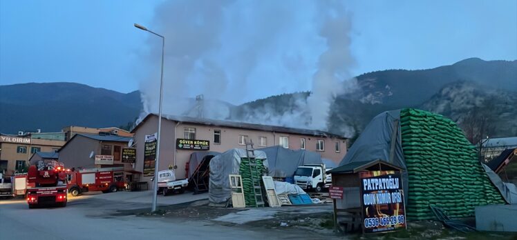 Karabük'te iş yerinde çıkan yangın söndürüldü