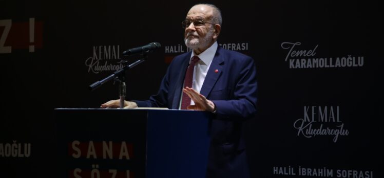 Saadet Partisi Genel Başkanı Karamollaoğlu, “Halil İbrahim Sofrası Buluşması”na katıldı