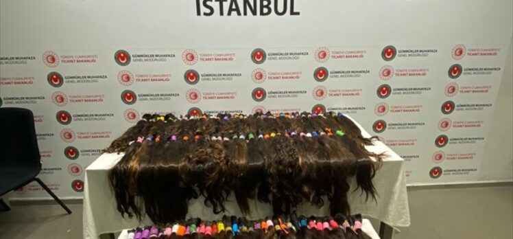 Sabiha Gökçen Havalimanı'nda valiz içerisinde 15 kilogram insan saçı ele geçirildi