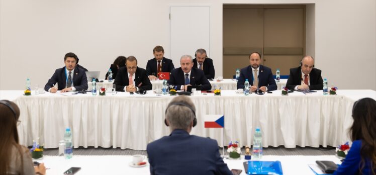 TBMM Başkanı Şentop, Çekya Senato Başkanı Milos Vystrcil ile görüştü