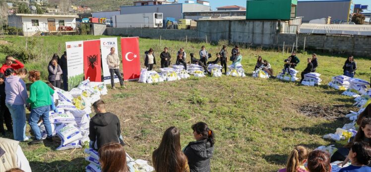 TİKA'dan Arnavutluk'taki ihtiyaç sahibi ailelere tarımsal destek