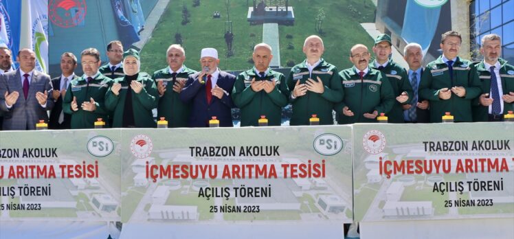Trabzon Akoluk İçme Suyu Arıtma Tesisi açıldı