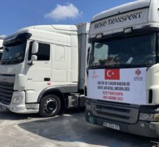 Vakıflar Genel Müdürlüğünün yardım tırları Balkanlar'a yola çıktı