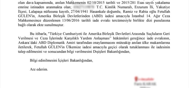 Adalet Bakanlığından Kılıçdaroğlu'nun “FETÖ elebaşının ABD'den iadesi talep edilmedi” iddiasına yanıt: