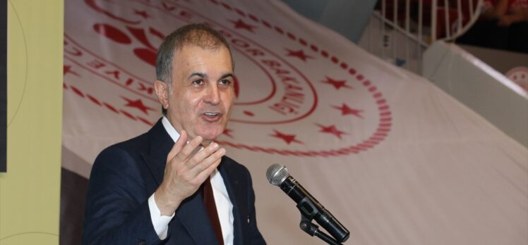 AK Parti Sözcüsü Çelik amatör spor kulüplerine yardım dağıtım töreninde konuştu: