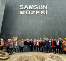 AK Parti'li Karaaslan, Samsun Arkeoloji ve Etnografya Müzesi inşaatını inceledi