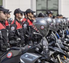 Ankara'da Yunuslar, motosikletli olarak göreve başladı