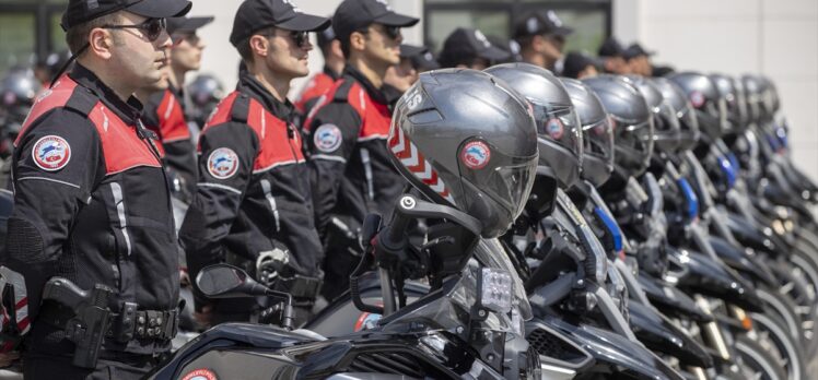Ankara'da Yunuslar, motosikletli olarak göreve başladı