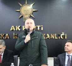 Bakan Karaismailoğlu, AK Parti Maçka İlçe Başkanlığı'nda konuştu: