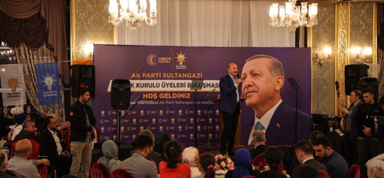 Bakan Soylu, AK Parti Sultangazi Sandık Kurulu Üyeleri Buluşması'nda konuştu: