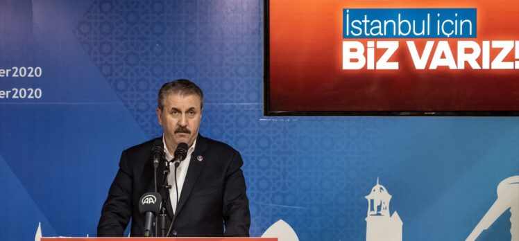 BBP Genel Başkanı Destici, İstanbul'da Vatandaşlarla Buluşma Programı'nda konuştu: