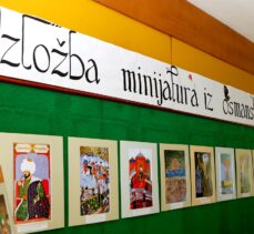 Bosna Hersek'in Tuzla şehrinde “Renklerin Zamanda Yolculuğu” minyatür sergisi açıldı