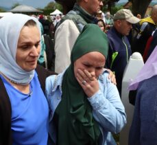 Bosna Savaşı'nda Bratunac'da öldürülen 6 kurbanın cenazesi toprağa verildi