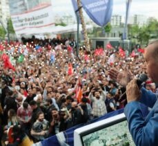 Cumhurbaşkanı ve AK Parti Genel Başkanı Erdoğan, partisinin Mersin mitinginde konuştu: (1)