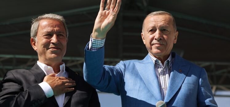 Cumhurbaşkanı ve AK Parti Genel Başkanı Erdoğan, partisinin Kayseri mitinginde konuştu: (4)