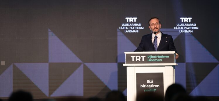 Cumhurbaşkanlığı İletişim Başkanı Altun, TRT'nin uluslararası dijital platformu “Tabii”nin tanıtım etkinliğinde konuştu: