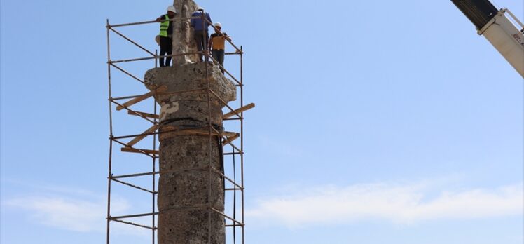 Depremlerde zarar gören Karakuş Tümülüsü restorasyon sonrası ziyarete açıldı