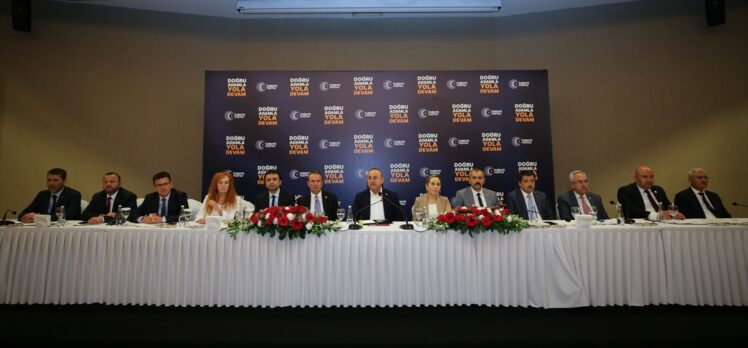 Dışişleri Bakanı Çavuşoğlu, Antalya'da Cumhur İttifakı basın toplantısında konuştu: (1)