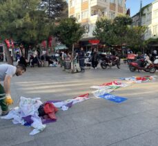 İstanbul'da siyasi partilerin bayrak ve pankartları toplanıyor