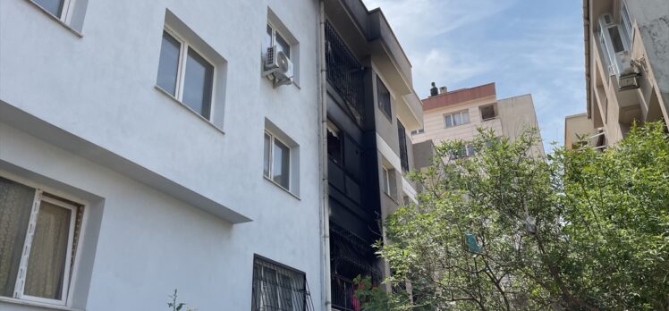 İzmir'de apartman dairesinde çıkan yangında 59 yaşındaki kadın öldü