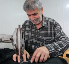 Kahramanmaraş'ta 31 yıllık terzi konteyner dükkanında işbaşı yaptı